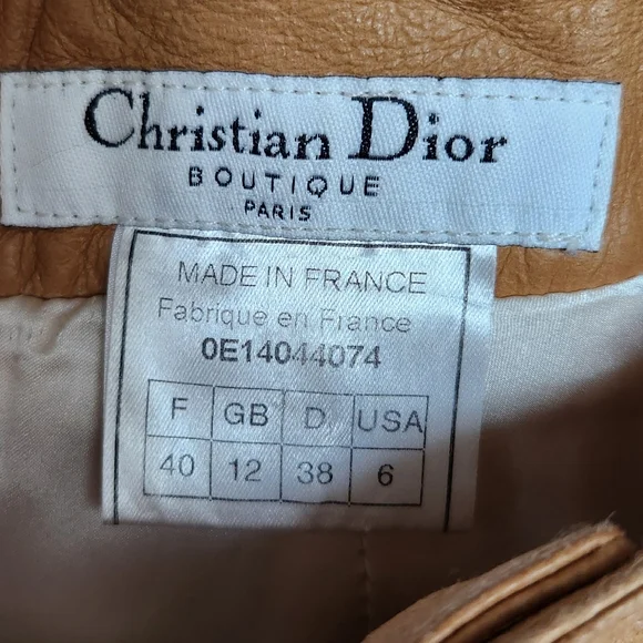 Christian Dior Leather Pants Vintage READ - Picture 3 of 17